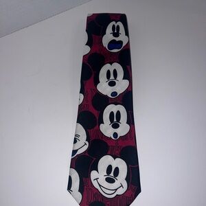 Disney Mickey Mouse Tie - Red and Black